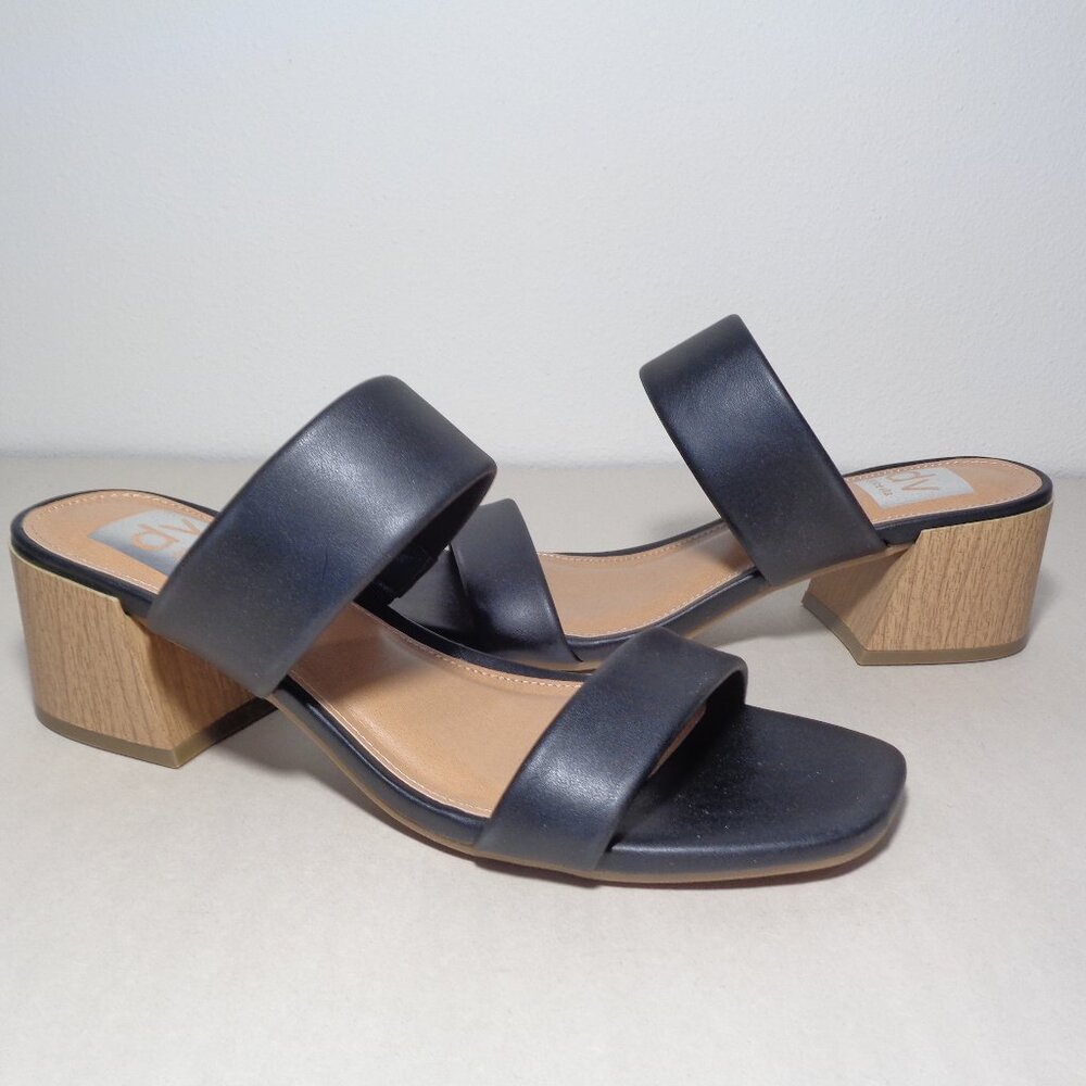 DV Dolce Vita / Size 8.5 M / SHARONA / Black / Heeled Sandals New Women's Shoes - Picture 1 of 16